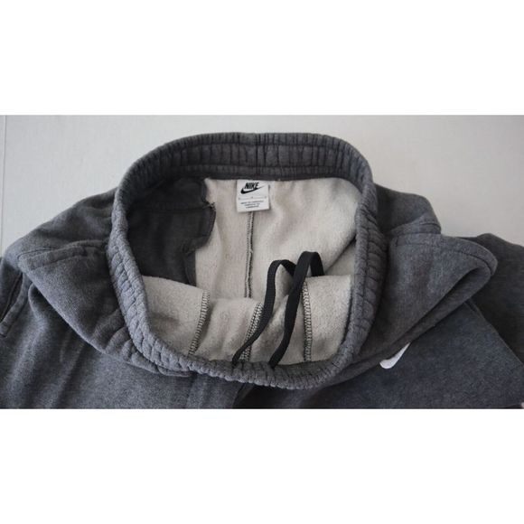 Nike BV2671 071 Men's Sz M Charcoal Heather Gray Club Fleece Cuffed Jogger Pants - Picture 2 of 12
